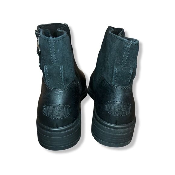 UGG | Harrison Zip Suede and Leather Boot | Size 10 - Picture 3 of 5